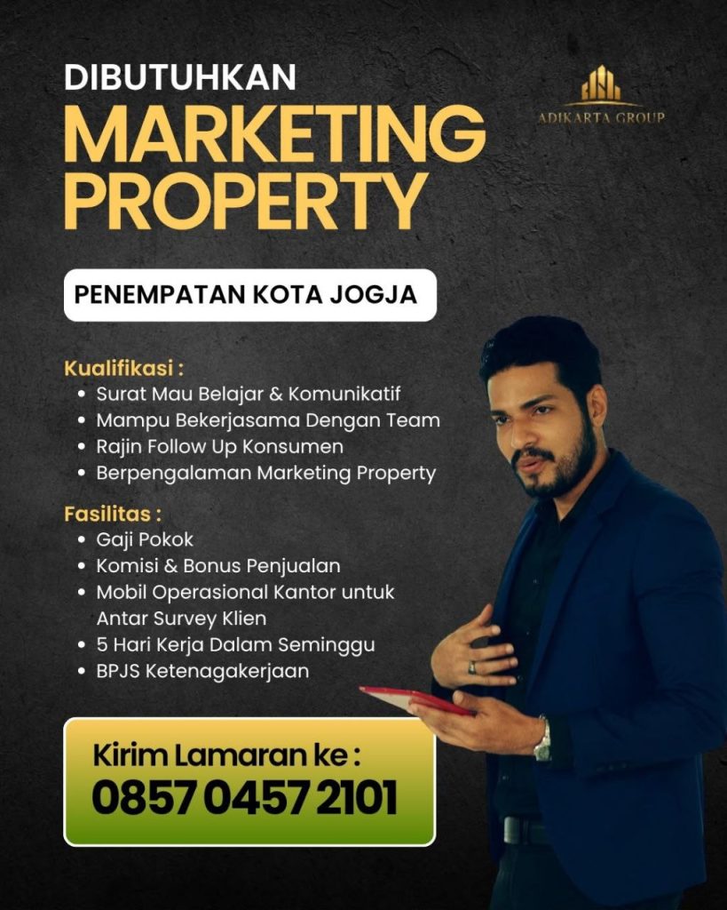Poster lowongan Adikarta Group