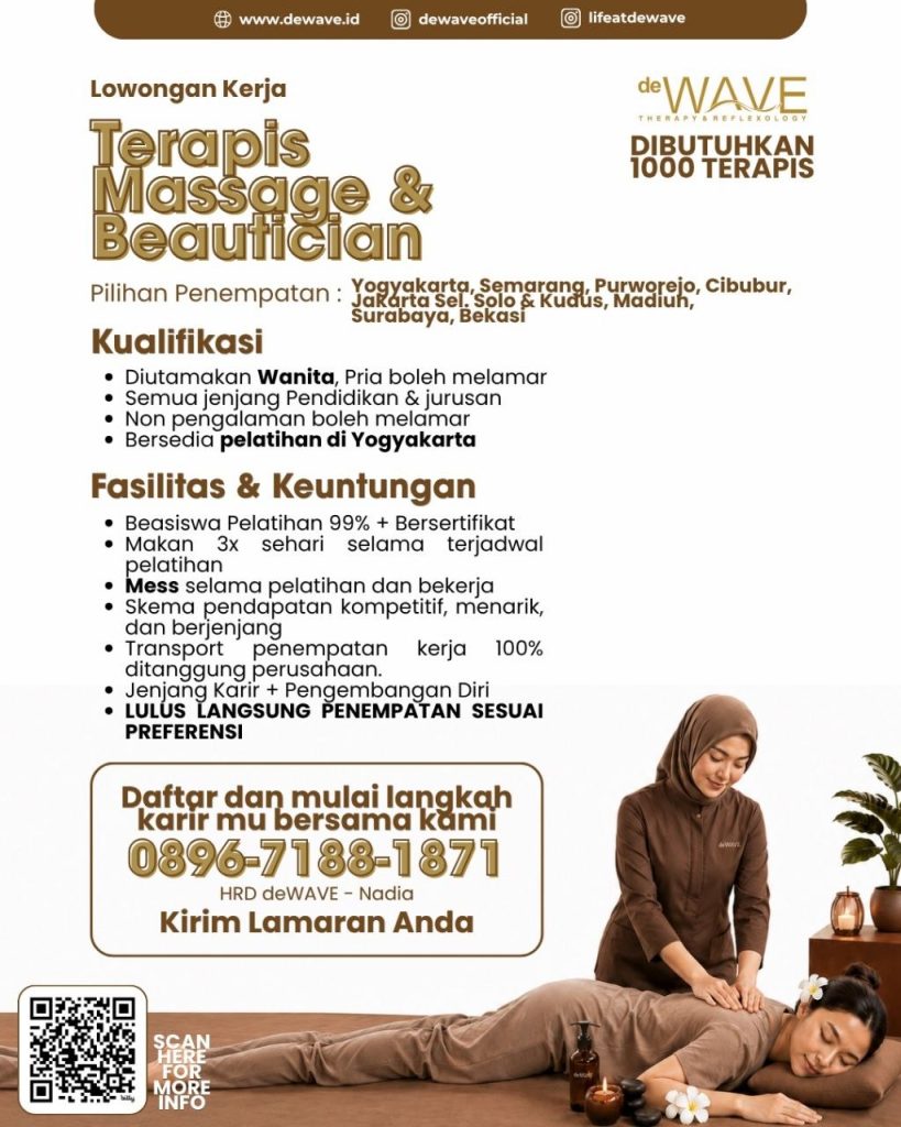 Poster lowongan deWAVE