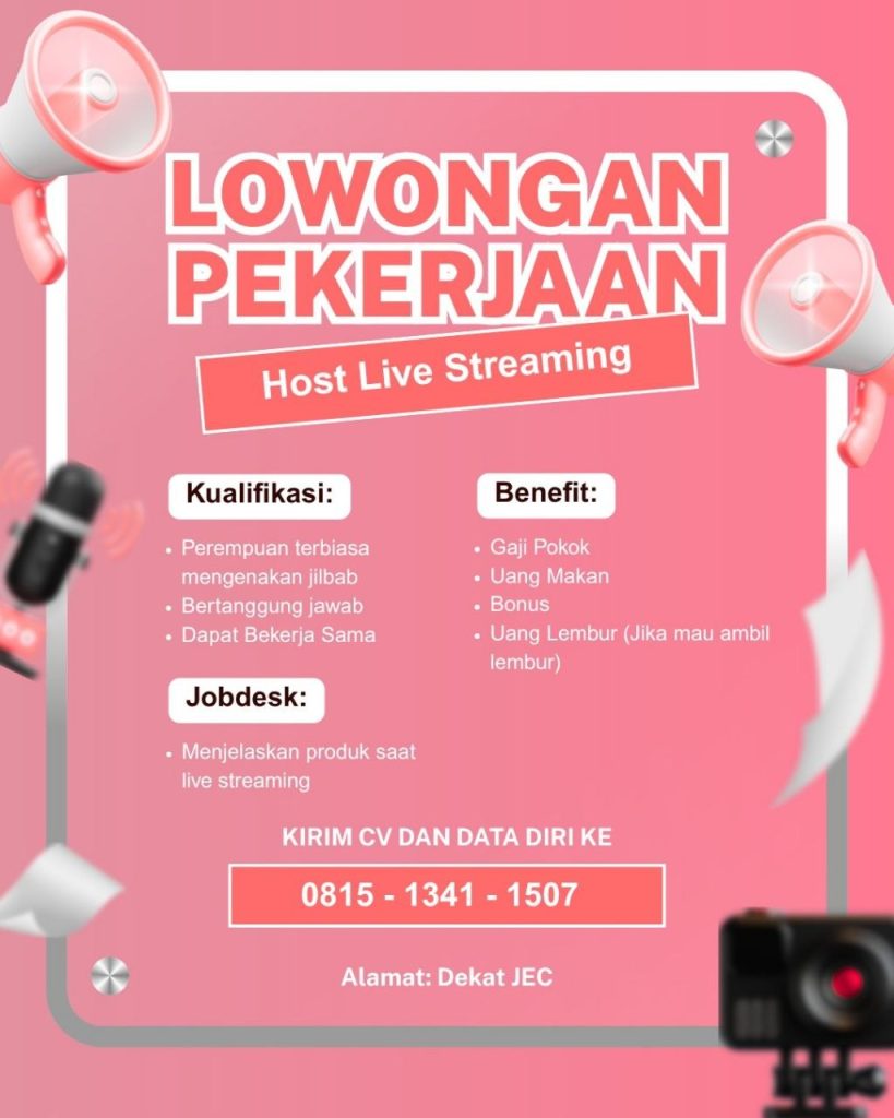 Poster lowongan LOKER JOGJA