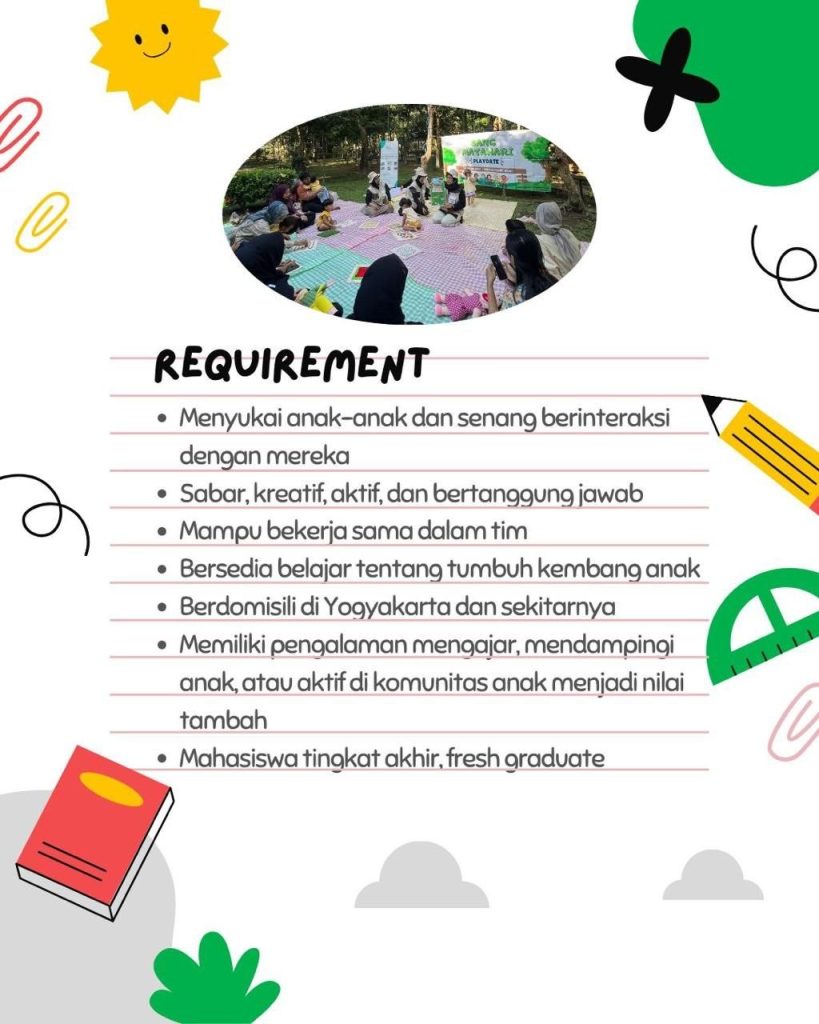 Poster lowongan Sang Matahari