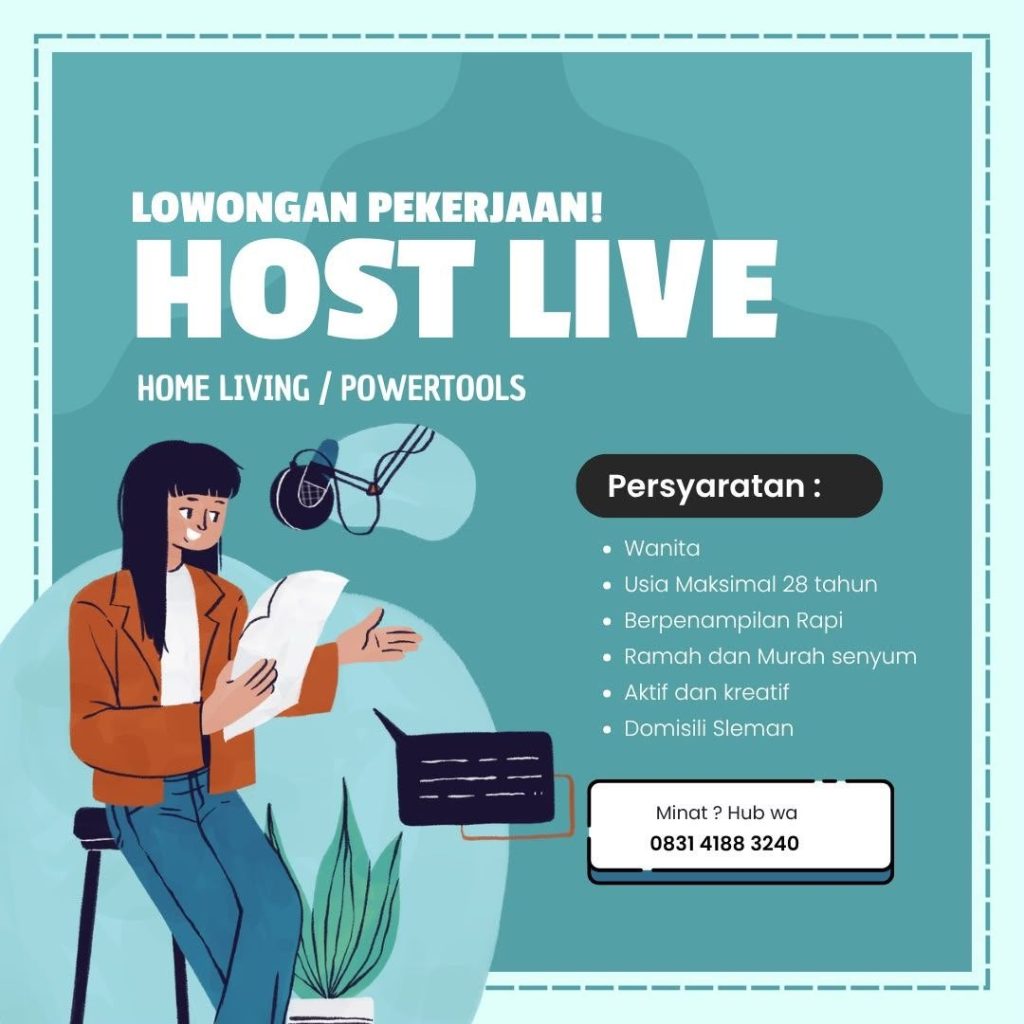 Poster lowongan LOKER JOGJA
