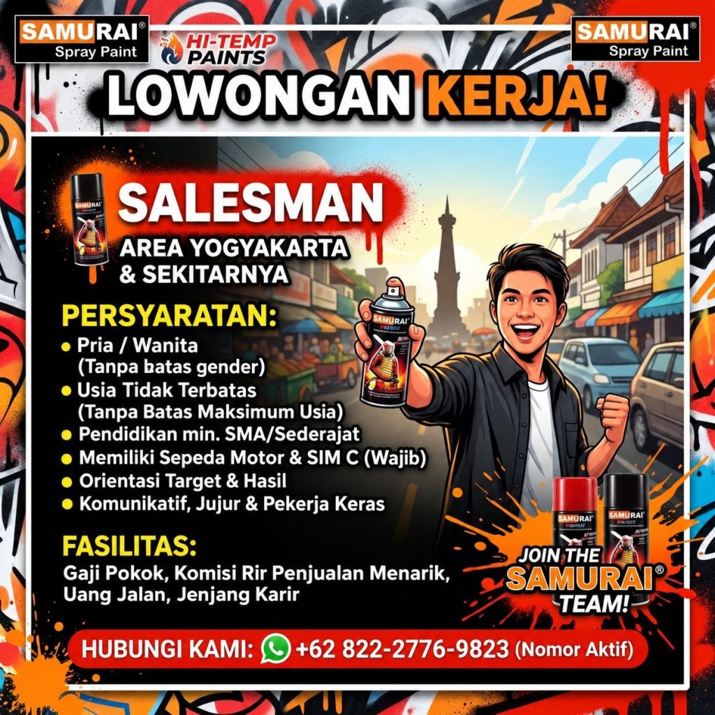 Poster lowongan SAMURAI®